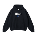 Collection 7 Utah Oversize Fleeced Hoodie - Black front
