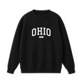 Collection 4 Ohio Essential Heavyweight Crewneck Sweatshirt - Black front