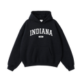 Collection 4 Indiana Oversize Fleeced Hoodie - Black front
