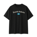 Collection 6 South Dakota Essential Cotton T-Shirt - Black front
