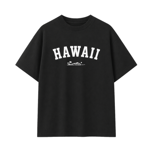 Collection 9 Hawaii Essential Cotton T-Shirt - Black front