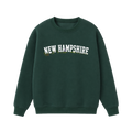 Collection 10 New Hampshire Essential Heavyweight Crewneck Sweatshirt - Dark Green front