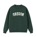Collection 10 Oregon Essential Heavyweight Crewneck Sweatshirt - Dark Green front