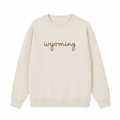 Collection 3 Wyoming Essential Heavyweight Crewneck Sweatshirt - Cream front