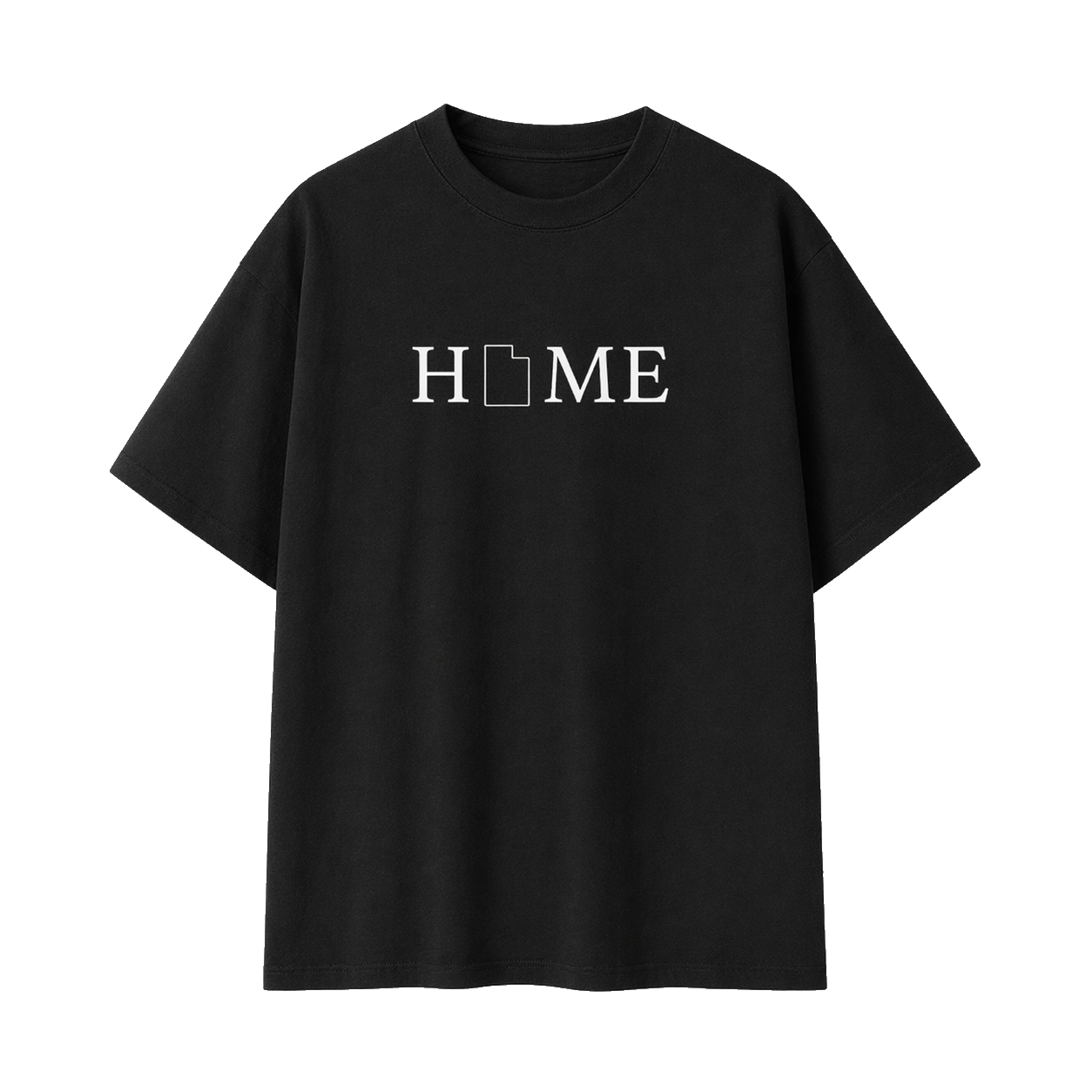 Collection 5 Utah Essential Cotton T-Shirt - Black front