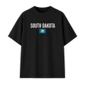 Collection 7 South Dakota Essential Cotton T-Shirt - Black front