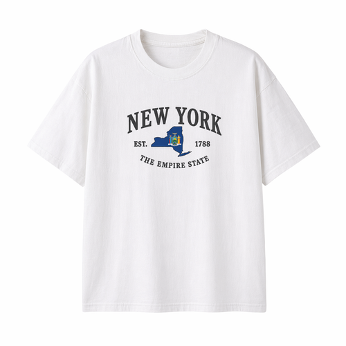 Collection 8 New York Essential Cotton T-Shirt - White front
