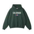 Collection 7 Colorado Oversize Fleeced Hoodie - Eden Green front