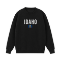 Collection 7 Idaho Essential Heavyweight Crewneck Sweatshirt - Black front