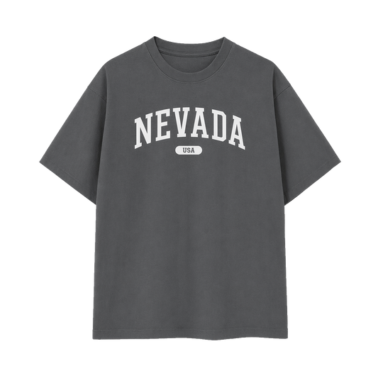 Collection 4 Nevada Essential Cotton T-Shirt - Dark Gray front