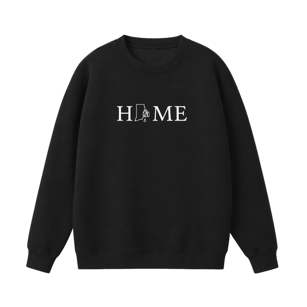 Collection 5 Rhode Island Essential Heavyweight Crewneck Sweatshirt - Black front