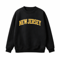Collection 1 New Jersey Essential Heavyweight Crewneck Sweatshirt - Black front