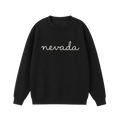 Collection 3 Nevada Essential Heavyweight Crewneck Sweatshirt - Black front