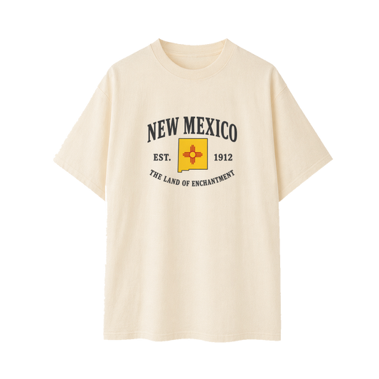 Collection 8 New Mexico Essential Cotton T-Shirt - Apricot front