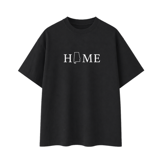Collection 5 Alabama Essential Cotton T-Shirt - Black front