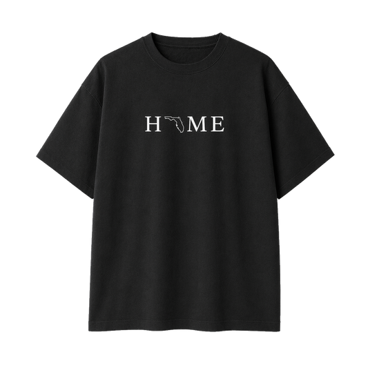 Collection 5 Florida Essential Cotton T-Shirt - Black front