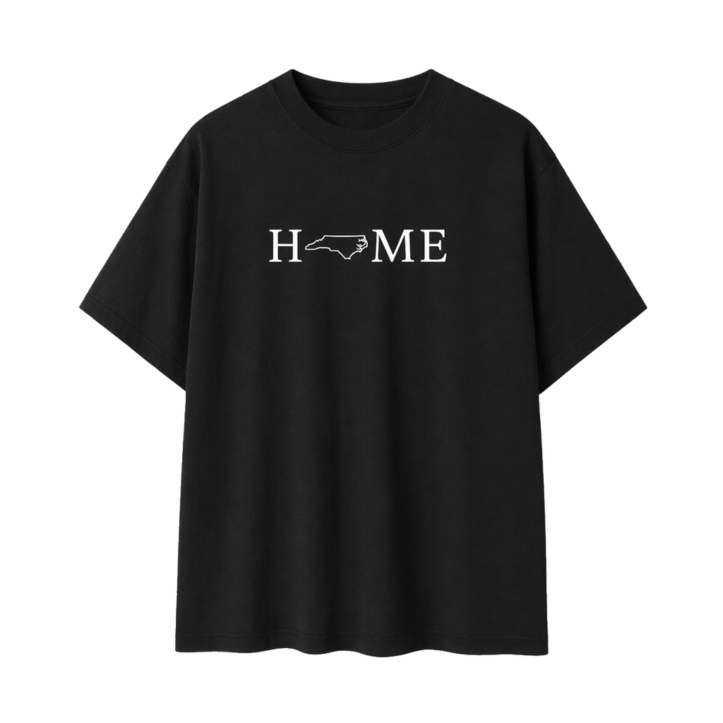 Collection 5 North Carolina Essential Cotton T-Shirt - Black front