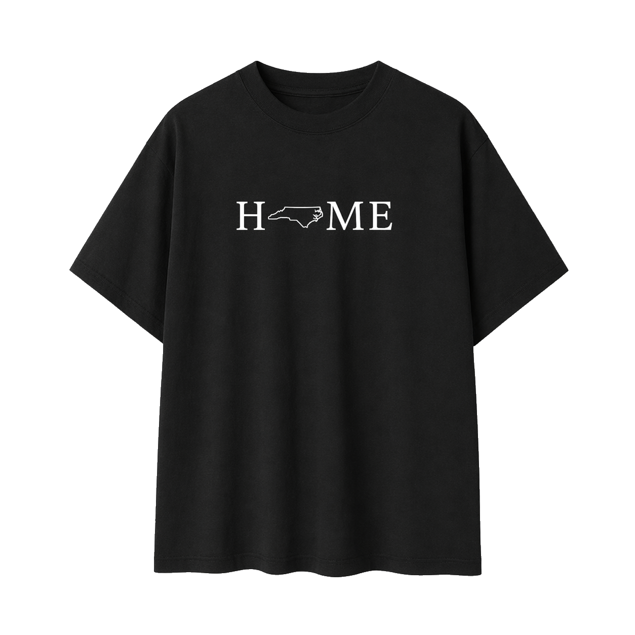 Collection 5 North Carolina Essential Cotton T-Shirt - Black front