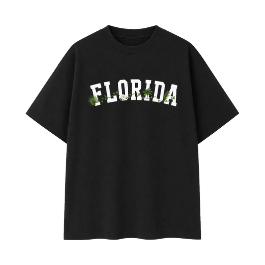 Collection 10 Florida Essential Cotton T-Shirt - Black front
