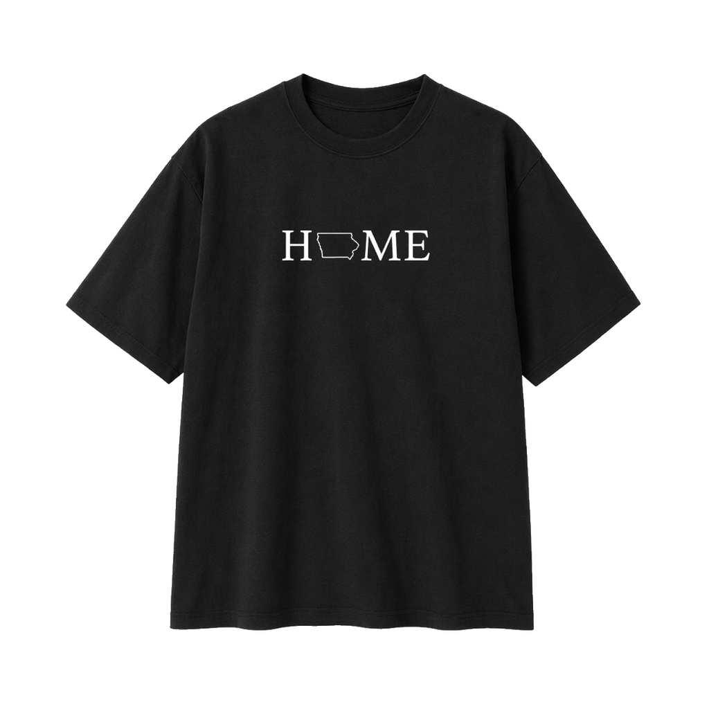 Collection 5 Iowa Essential Cotton T-Shirt - Black front