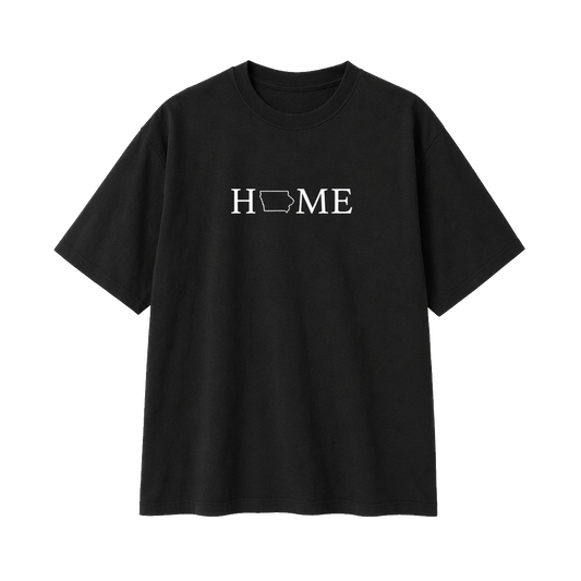 Collection 5 Iowa Essential Cotton T-Shirt - Black front