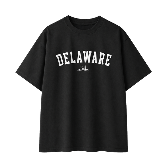 Collection 9 Delaware Essential Cotton T-Shirt - Black front