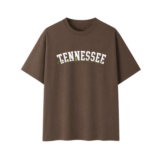 Collection 10 Tennessee Essential Cotton T-Shirt - Coffee front