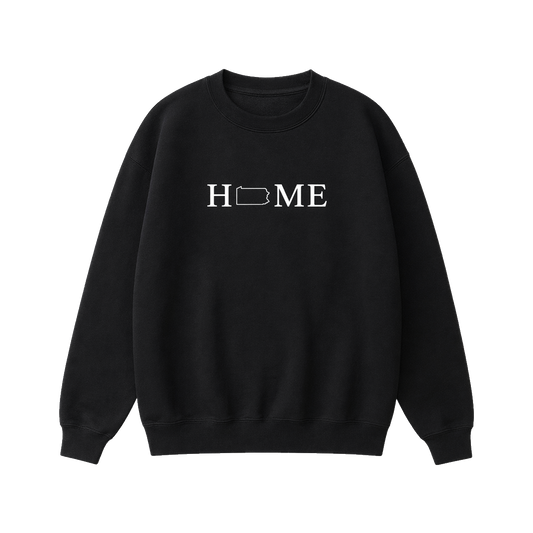 Collection 5 Pennsylvania Essential Heavyweight Crewneck Sweatshirt - Black front