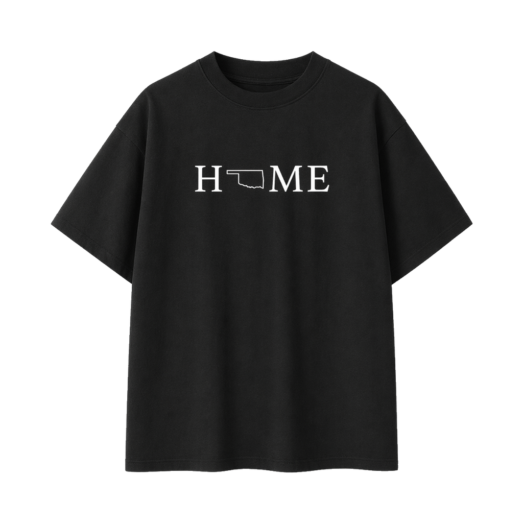 Collection 5 Oklahoma Essential Cotton T-Shirt - Black front
