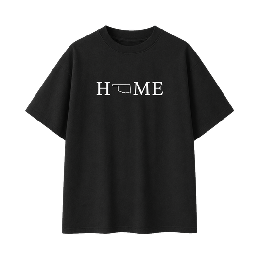 Collection 5 Oklahoma Essential Cotton T-Shirt - Black front
