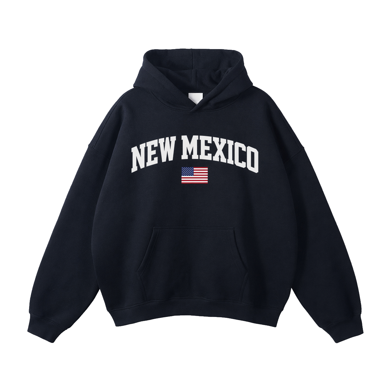 Collection 2 New Mexico Oversize Fleeced Hoodie - Black front