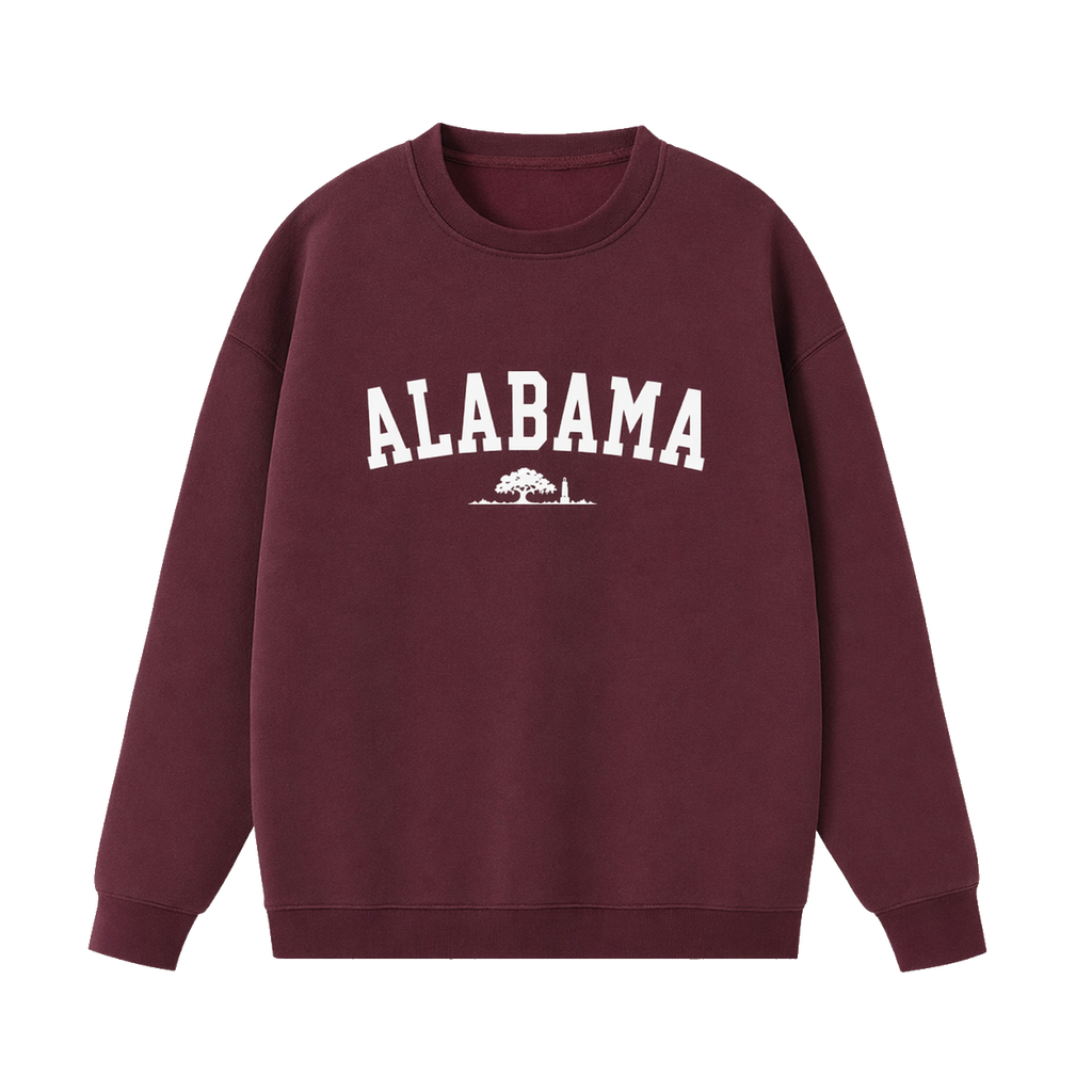 Collection 9 Alabama Essential Heavyweight Crewneck Sweatshirt - Dull Red front