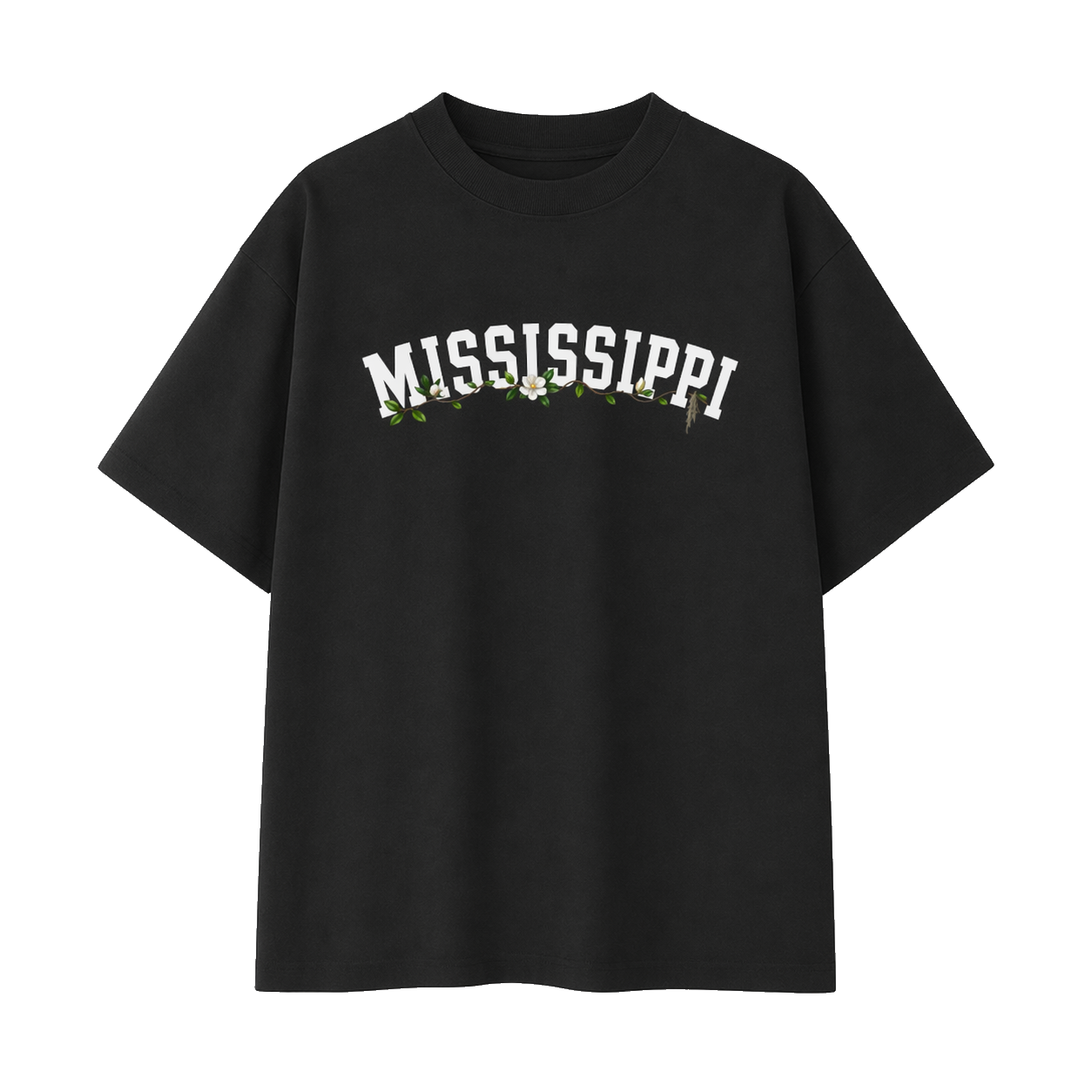 Collection 10 Mississippi Essential Cotton T-Shirt - Black front
