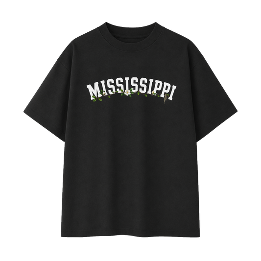 Collection 10 Mississippi Essential Cotton T-Shirt - Black front