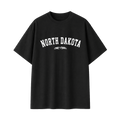 Collection 9 North Dakota Essential Cotton T-Shirt - Black front