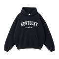 Collection 9 Kentucky Oversize Fleeced Hoodie - Black front