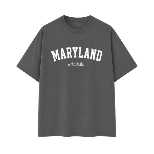 Collection 9 Maryland Essential Cotton T-Shirt - Dark Gray front