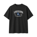 Collection 8 Louisiana Essential Cotton T-Shirt - Black front