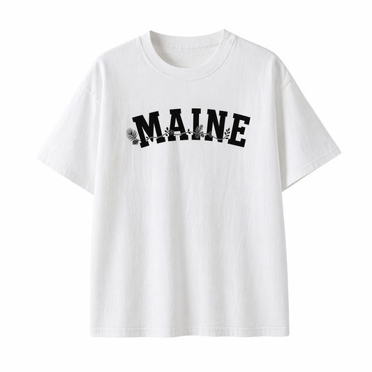 Collection 10 Maine Essential Cotton T-Shirt - White front