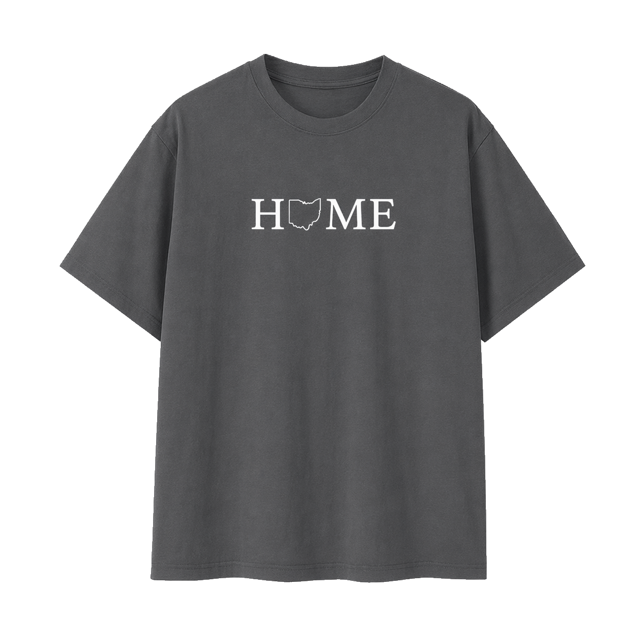 Collection 5 Ohio Essential Cotton T-Shirt - Dark Gray front