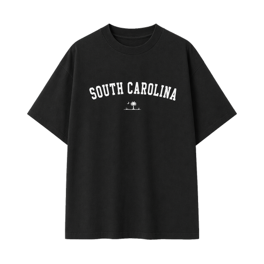 Collection 9 South Carolina Essential Cotton T-Shirt - Black front