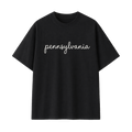 Collection 3 Pennsylvania Essential Cotton T-Shirt - Black front