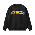 Collection 1 New Mexico Essential Heavyweight Crewneck Sweatshirt - Black front