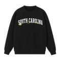 Collection 10 South Carolina Essential Heavyweight Crewneck Sweatshirt - Black front