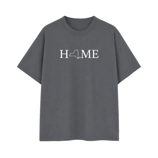 Collection 5 New York Essential Cotton T-Shirt - Dark Gray front