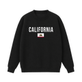 Collection 7 California Essential Heavyweight Crewneck Sweatshirt - Black front
