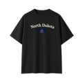 Collection 6 North Dakota Essential Cotton T-Shirt - Black front