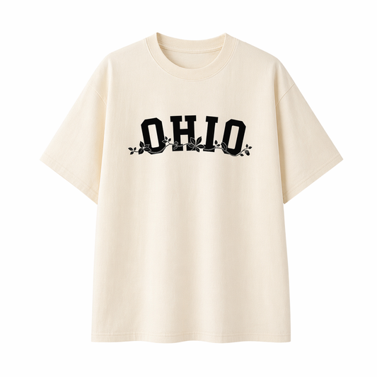 Collection 10 Ohio Essential Cotton T-Shirt - Apricot front