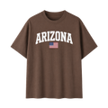 Collection 2 Arizona Essential Cotton T-Shirt - Coffee front