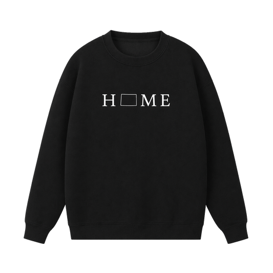 Collection 5 Colorado Essential Heavyweight Crewneck Sweatshirt - Black front